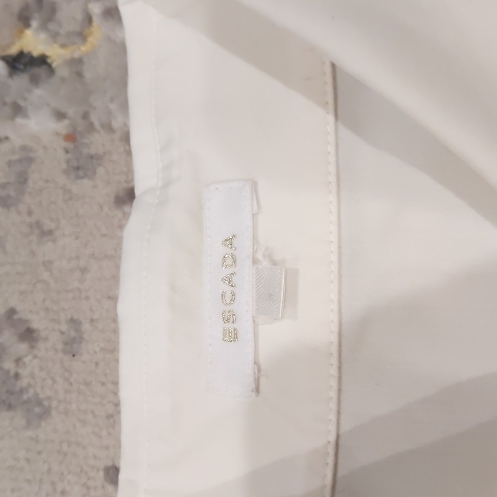 Escada White Button Up Blouse - image 4